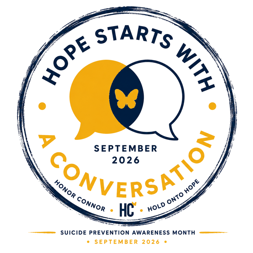 Suicide prevention awareness month logo